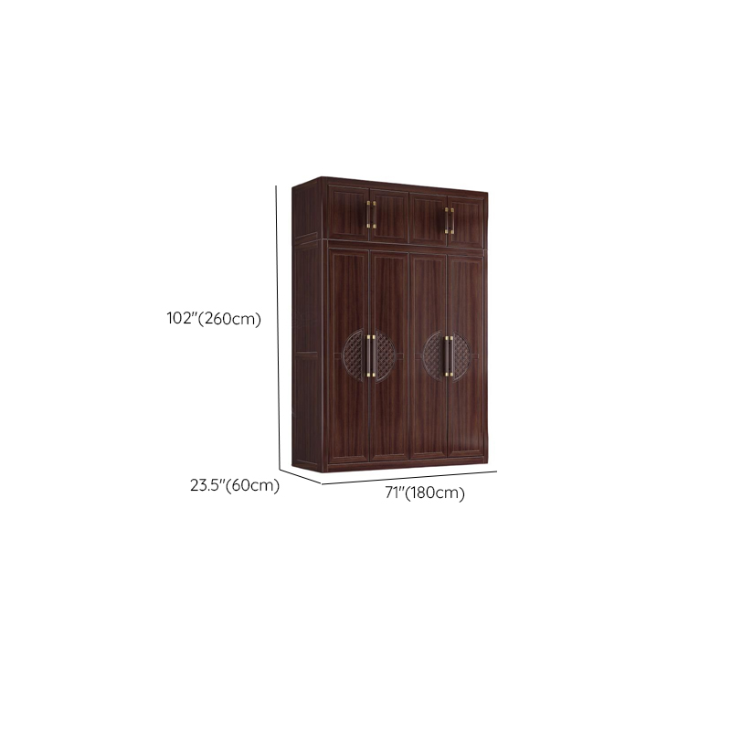 Auburn Minimalist Natural Wood Cabinet Armoire with Soft Close Drawer, Soft Close Door, Interior Shelves, and Clothing Rod - image 7