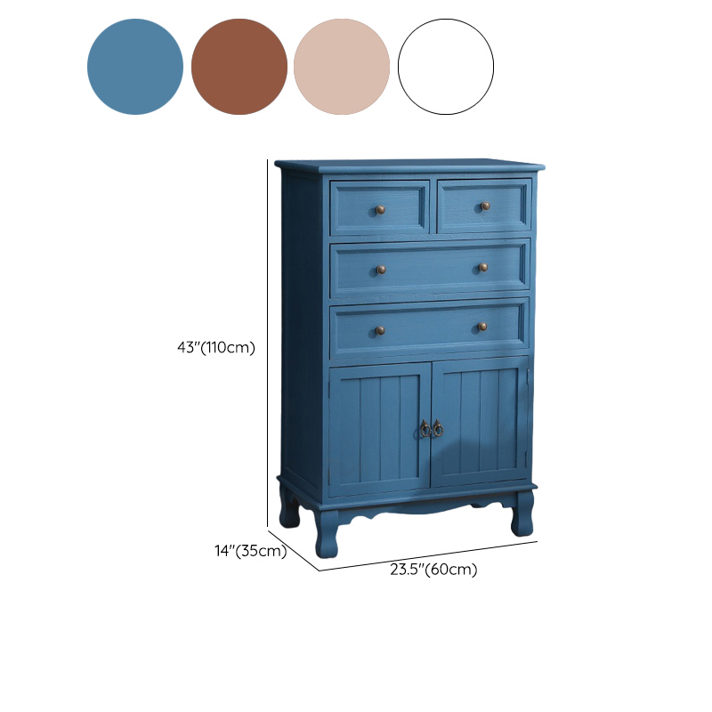 Scandinavian Narrow Metal Lingerie Chest/Semainier, Features 1 Cabinet and Included Shelves - image 22