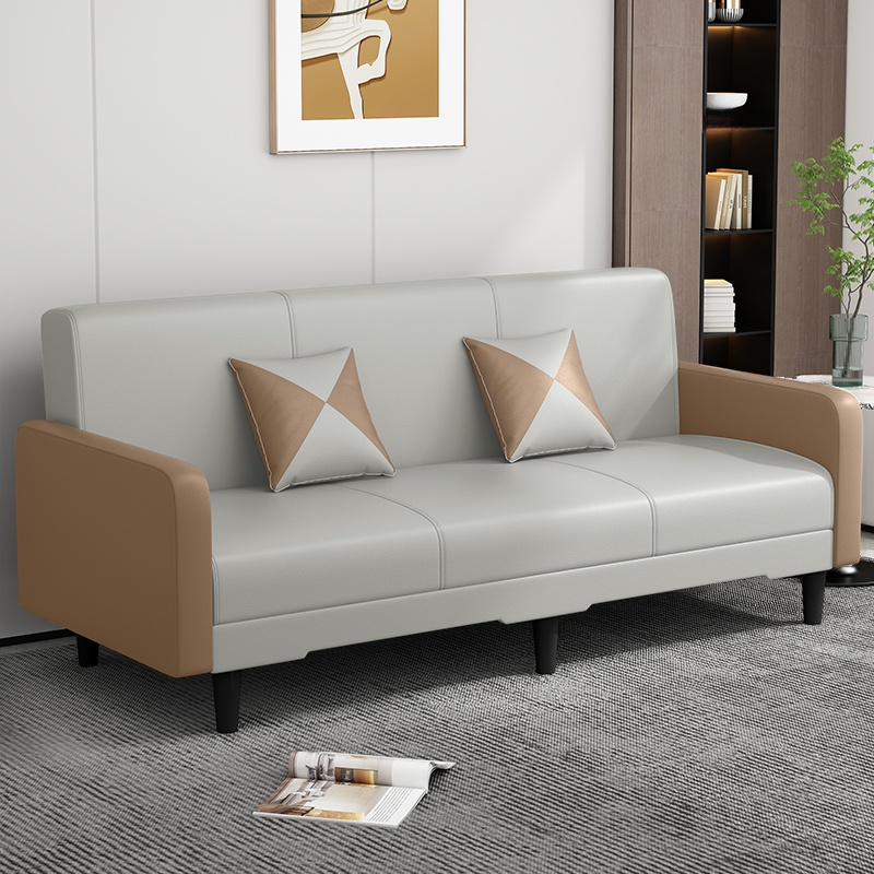 Drawing Room Gray/Light Brown/Off-White Standard Sofa with Armrest - image 5