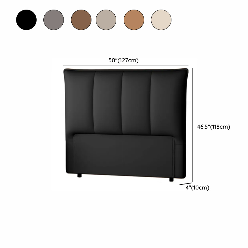 Standard（36-55“） Full(54"W x 75"L) Rectangle Free-standing Standard Upholstered Headboard Panel With Legs with Sponge Cushion in a Simple Style - image 11