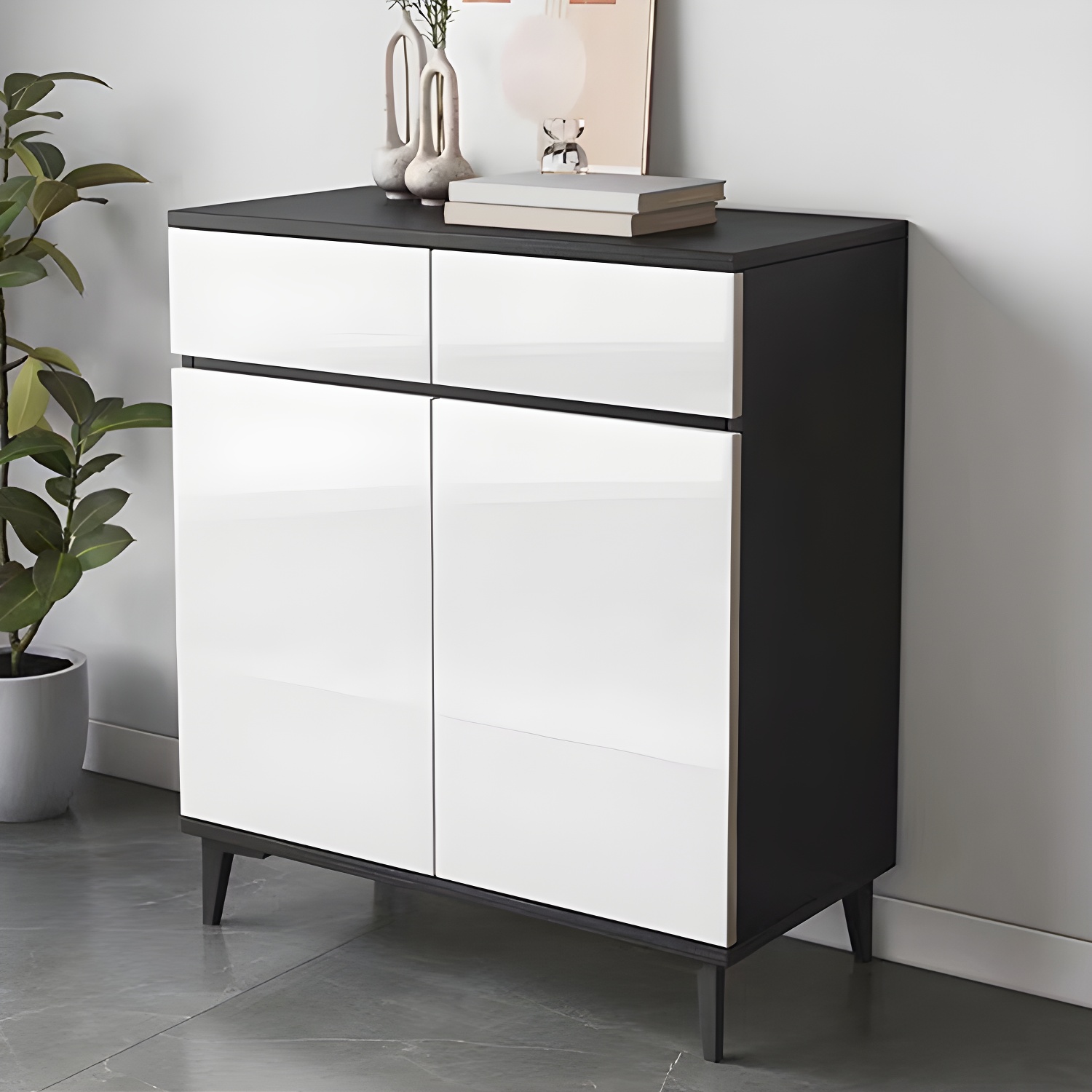 Contemporary Sideboard Cabinet with Drawer and Door for Living Room