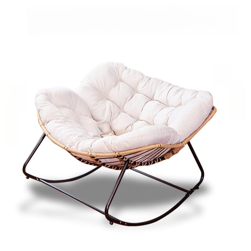 Modern Simple Style Alloy Rocking Chair Couch with Scratch-defiant Cushioned Upholstery - image 13
