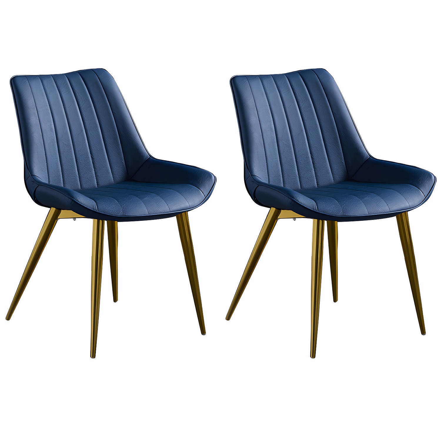 Scandinavian Leather Restaurant Side Chair Matte Finish Parsons Dining Chair - image 3