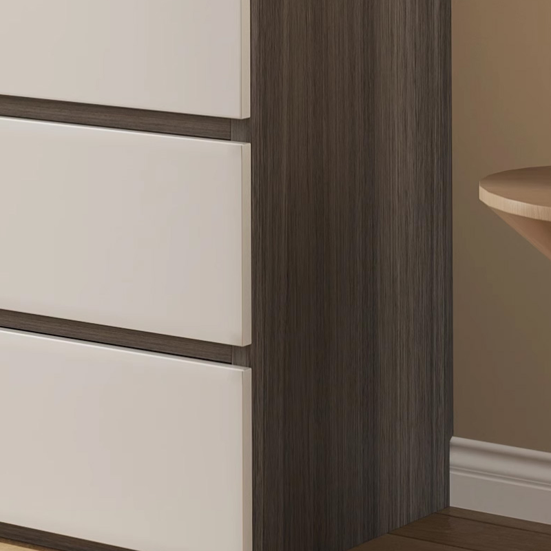 White Modish Wooden Independent Armoire Cabinet with Soft Close Drawer, Soft Close Door, and Interior Shelves - image 6