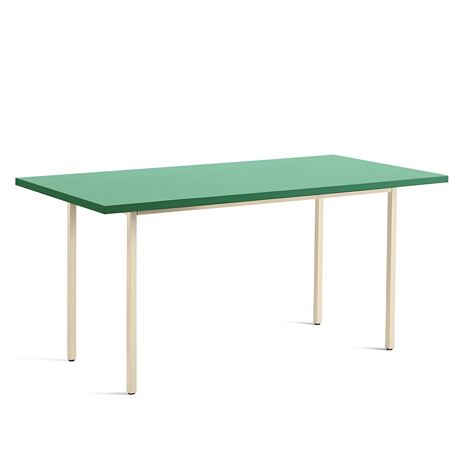 Scandinavian Wooden Rectangular Dining Table with Standard Height Legs - image 6