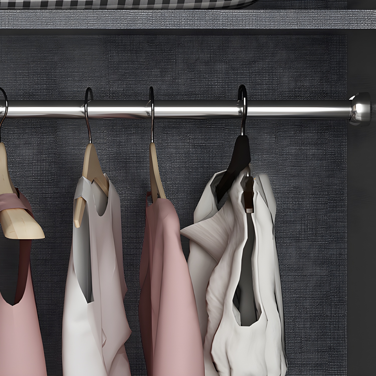 Modern Style Wooden Wardrobe Soft Close Door Wardrobe Closet with Drawer - image 13