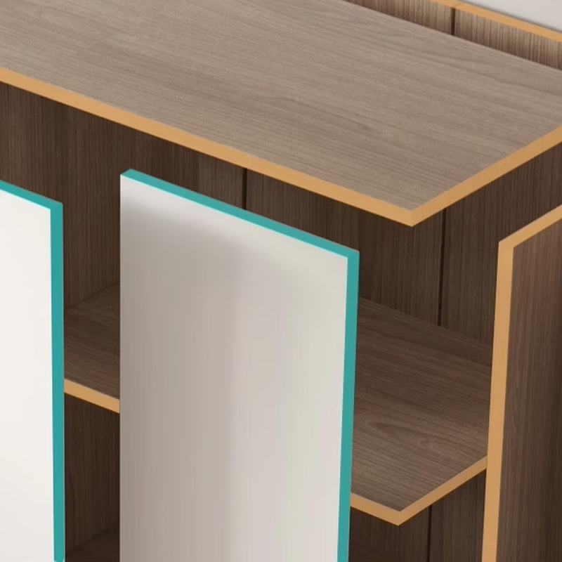 White Modish Wooden Independent Armoire Cabinet with Soft Close Drawer, Soft Close Door, and Interior Shelves - image 9