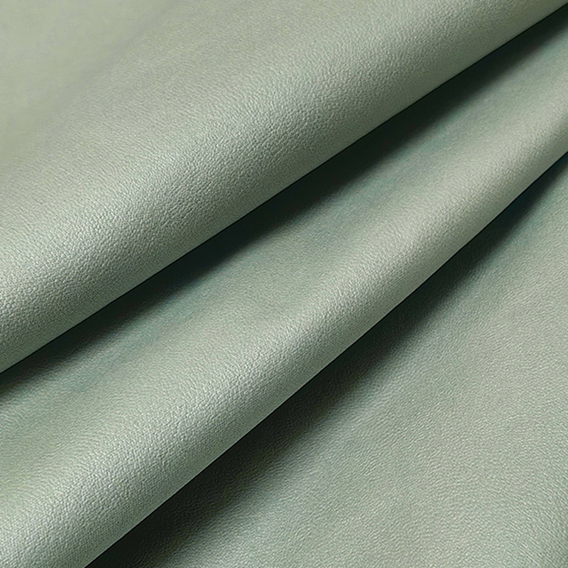Synthetic Leather Convertible Sofa in Grey/Light Blue/Light Green with Arm - image 12