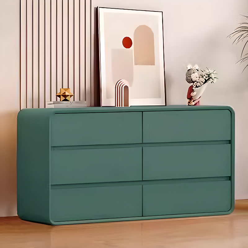 Simple Lumber Horizontal Double Dresser for Sleeping Room, 8 Drawers/6 Drawers - image 2
