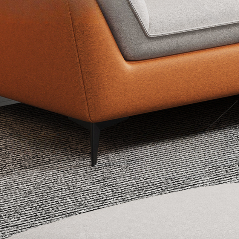 Tech ClothUpholstered Sofa Couch/Single Sofa in Chalk for Parlor with Flared Arm in a Modern Style - image 11