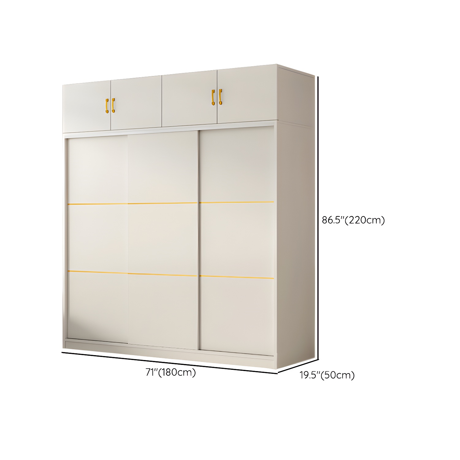 Spacious White Wardrobe Armoire with Shelves and Clothing Rod - Your Perfect Closet Solution - image 21
