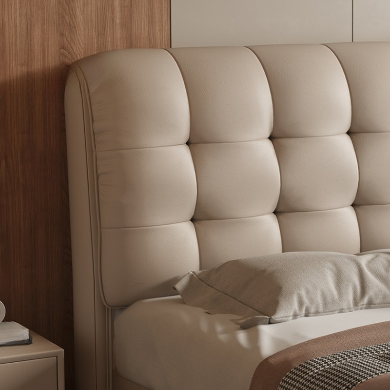 Simplistic Style Panel Headboard with No Distressing, Piled Tufted Rectangular Design for Queen/Full/Twin XL Bed, Featuring Sponge Upholstery and Standard Height - image 12