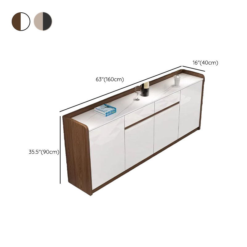 Self-supporting Sintered Stone Sideboard, Adjustable Shelf & Larder, 3 Drawers/2 Drawers, 5 Doors/4 Doors/3 Doors, Standard - image 18