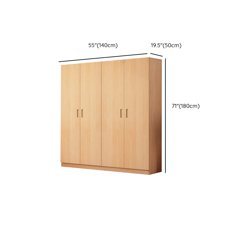 Freestanding Natural Wood Natural Wardrobe - image 21