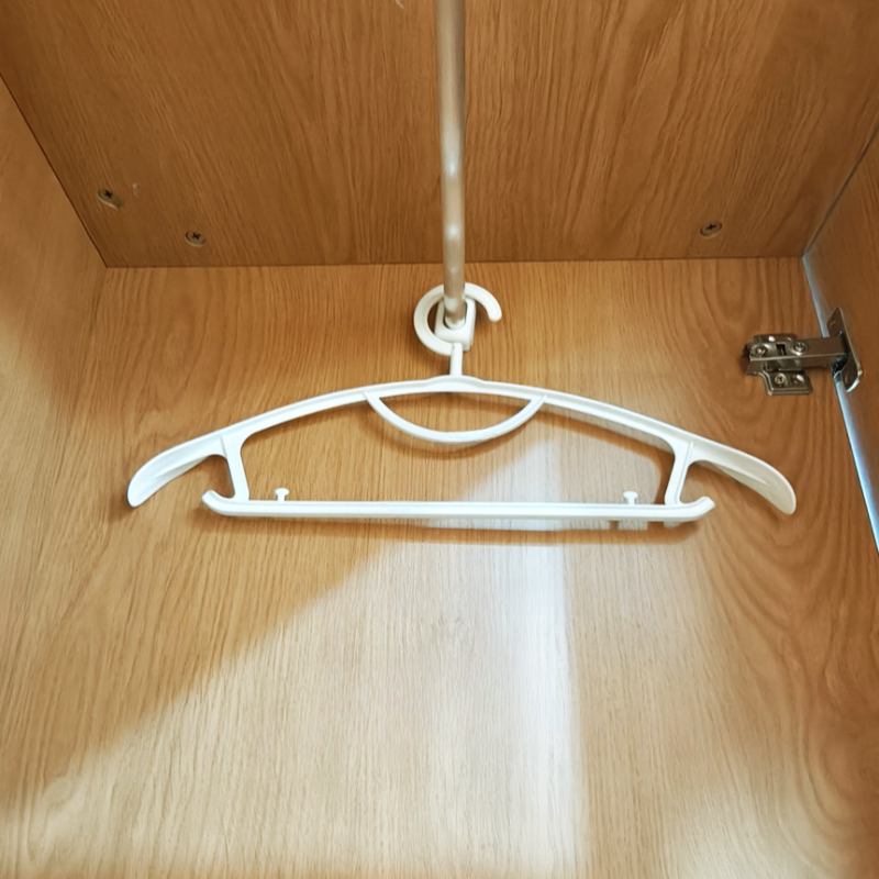 White Minimalist Laminate Independent Wardrobe Closet with Soft Close Drawer, Soft Close Door, and Interior Shelves - image 3