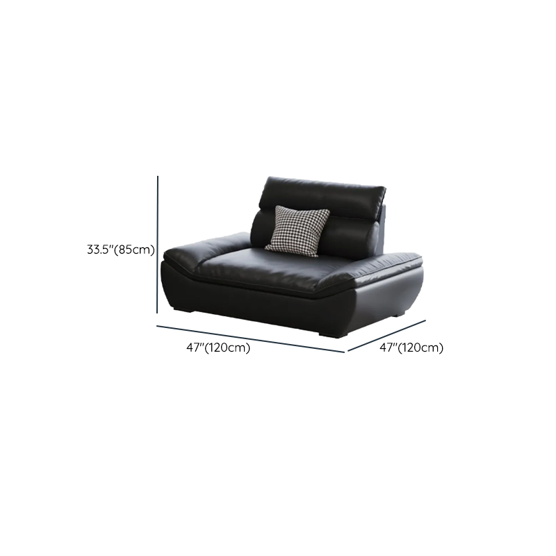 Drawing Room Standard Sofa in Mocha Pu Leather - image 7