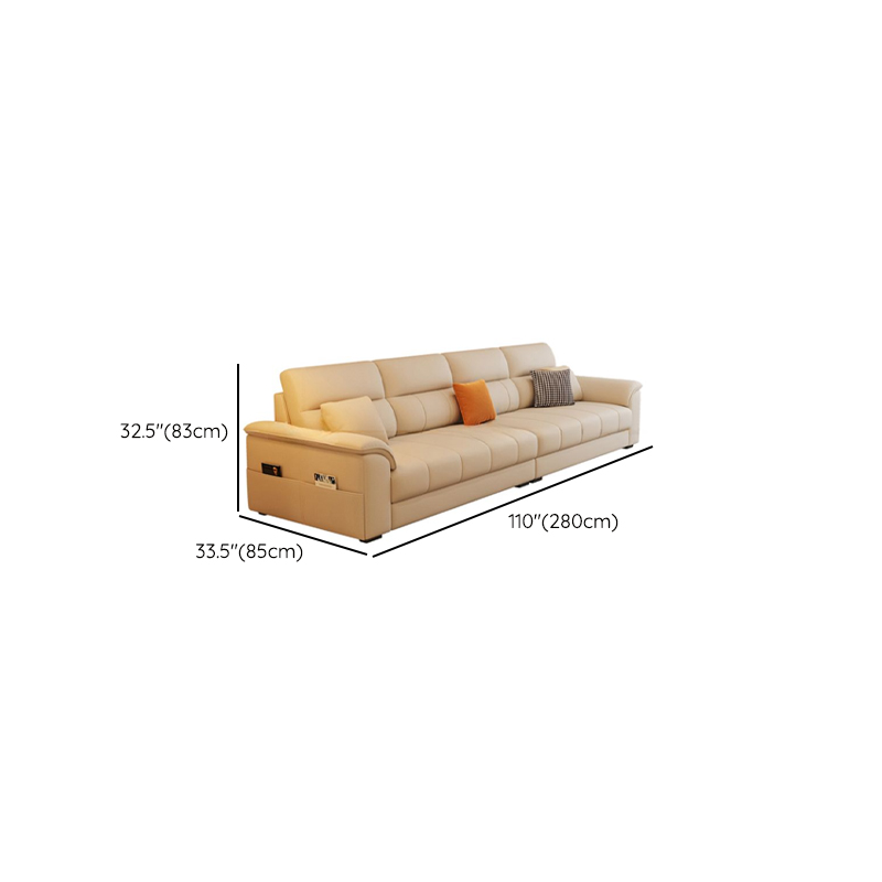 Straight/L-Shape Reversible/Horizontal Sofa/Sofa Recliner with Concealed Support & Natural Wood Frame - image 10
