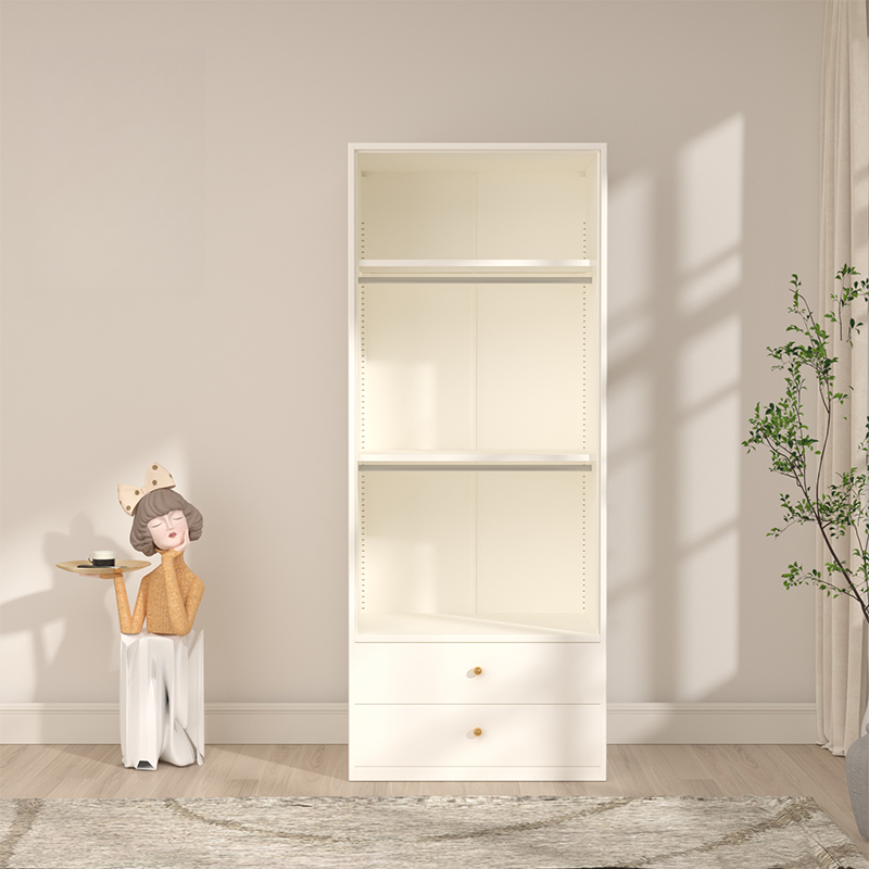 Chalk Casual Unattached Wardrobe with Adaptable Shelf, Soft Close Door, Hanging Rod, and Articulated Mechanism - image 7