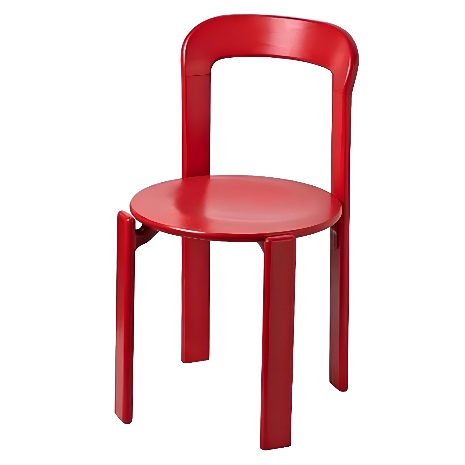 Modern Solid Wood Armless Dining Chairs with Open Back for Kitchen & Dining - image 5