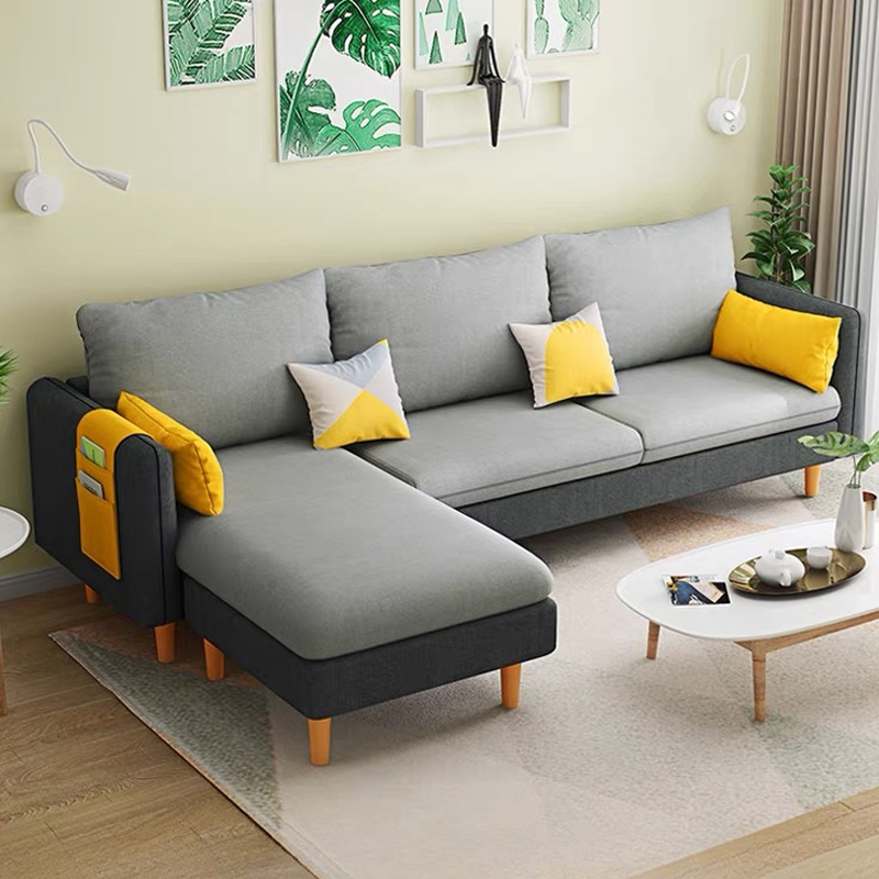 Modern L-Shape Reversible Sofa Recliner with Pine Frame and Storage - image 6