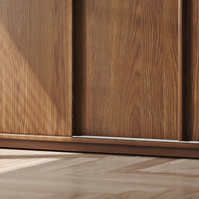 Stylish Coffee Modern Lumber Standalone Armoire Cabinet with Soft Close Drawers and Doors, Interior Shelves - image 4
