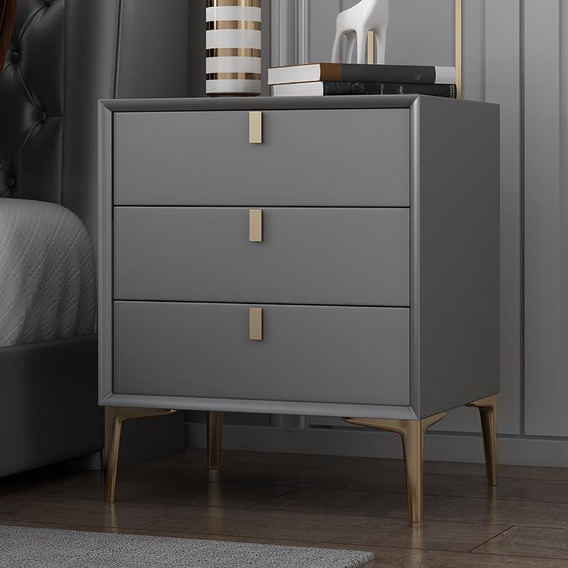 Modern Lumber Nightstand With Drawer Storage & Leg, 3 Drawers/2 Drawers - image 24