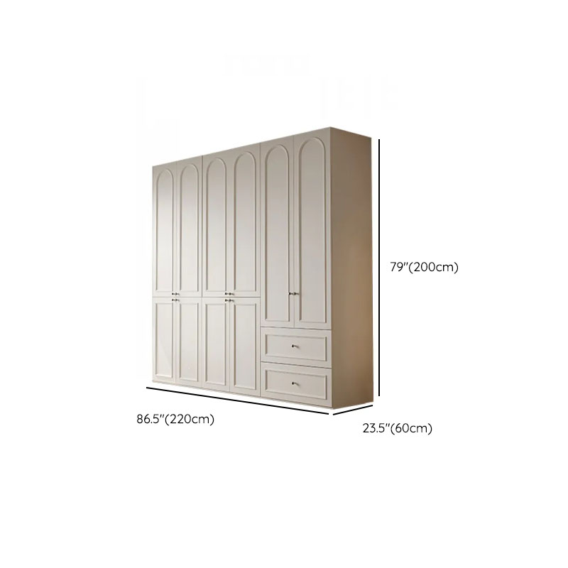 Casual Natural Wood Independent Armoire Cabinet with Soft Close Drawer, Soft Close Door, and Interior Shelves - image 16