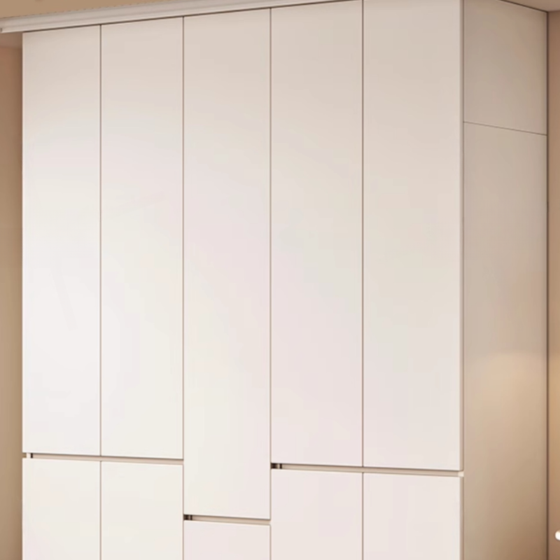 Modish Manufactured Wood Independent Armoire Cabinet with Soft Close Drawer, Soft Close Door, Interior Shelves, and Clothing Rod - image 7