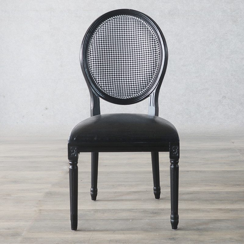 Victorian Style Side Chair with King Louis Back and Bordered Frame, Balanced Stability - image 8