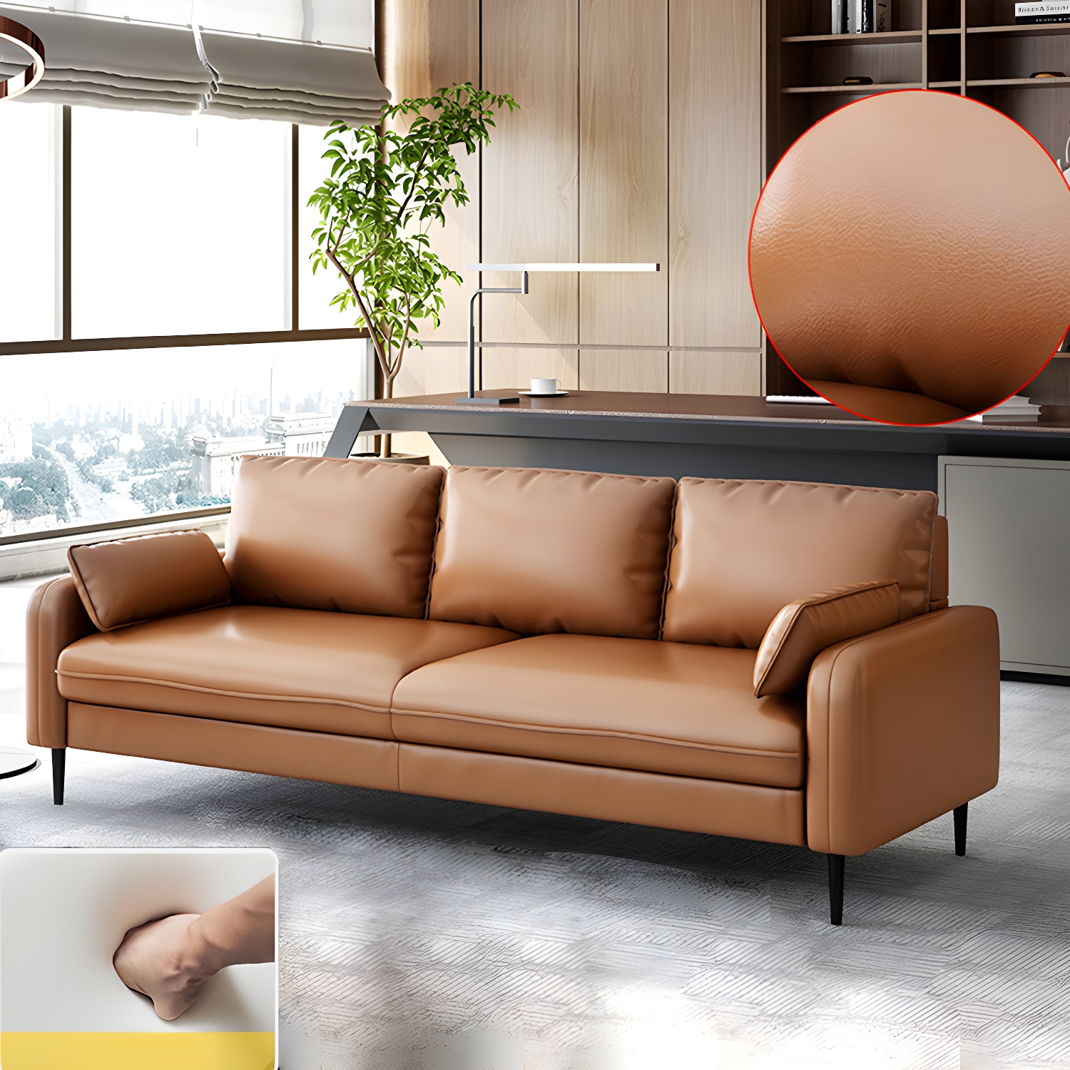 Modern Pillow Back Sofa with Storage Not Included for 35-40 Women - image 3