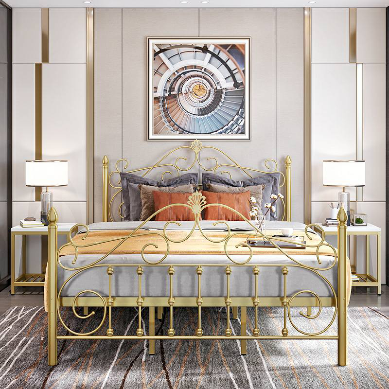 Modern Metal Panel with Leg and Open-Frame