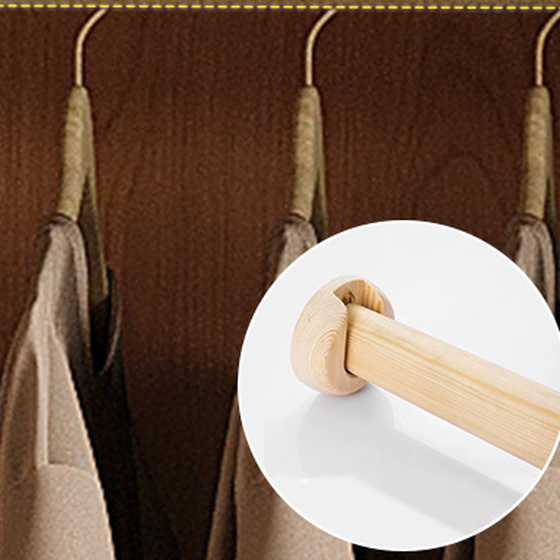 Natural Finish Minimalist Oak Wood Cabinet Armoire with Soft Close Drawer, Soft Close Door, Interior Shelves, and Clothing Rod - image 6