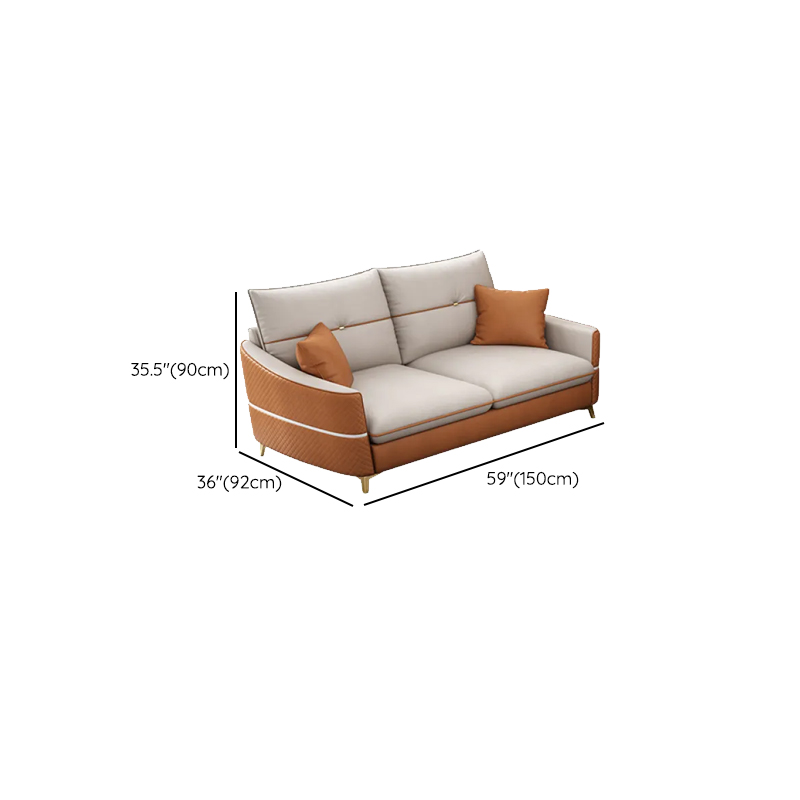 Straight/L-Shape Sofa/Sofa Chaise with Horizontal/Right Orientation, Sloped Arms, and Stitch-tufted Detailing - image 7