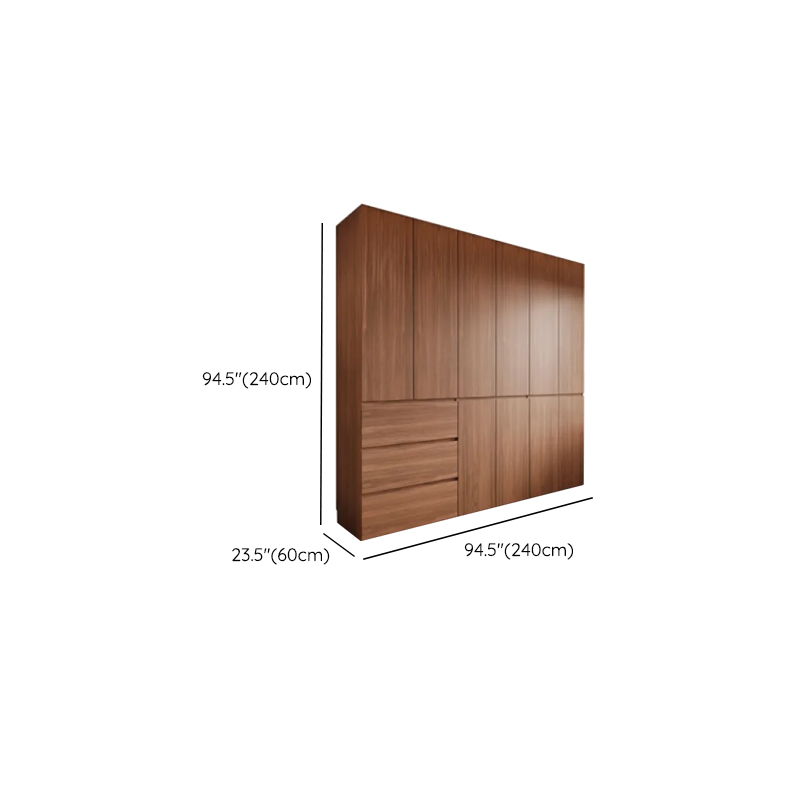 Acorn Minimalist Laminate Wardrobe Closet with 3-Drawer/6-Drawer, Soft Close Door, Interior Shelves, and Clothing Rod - image 20