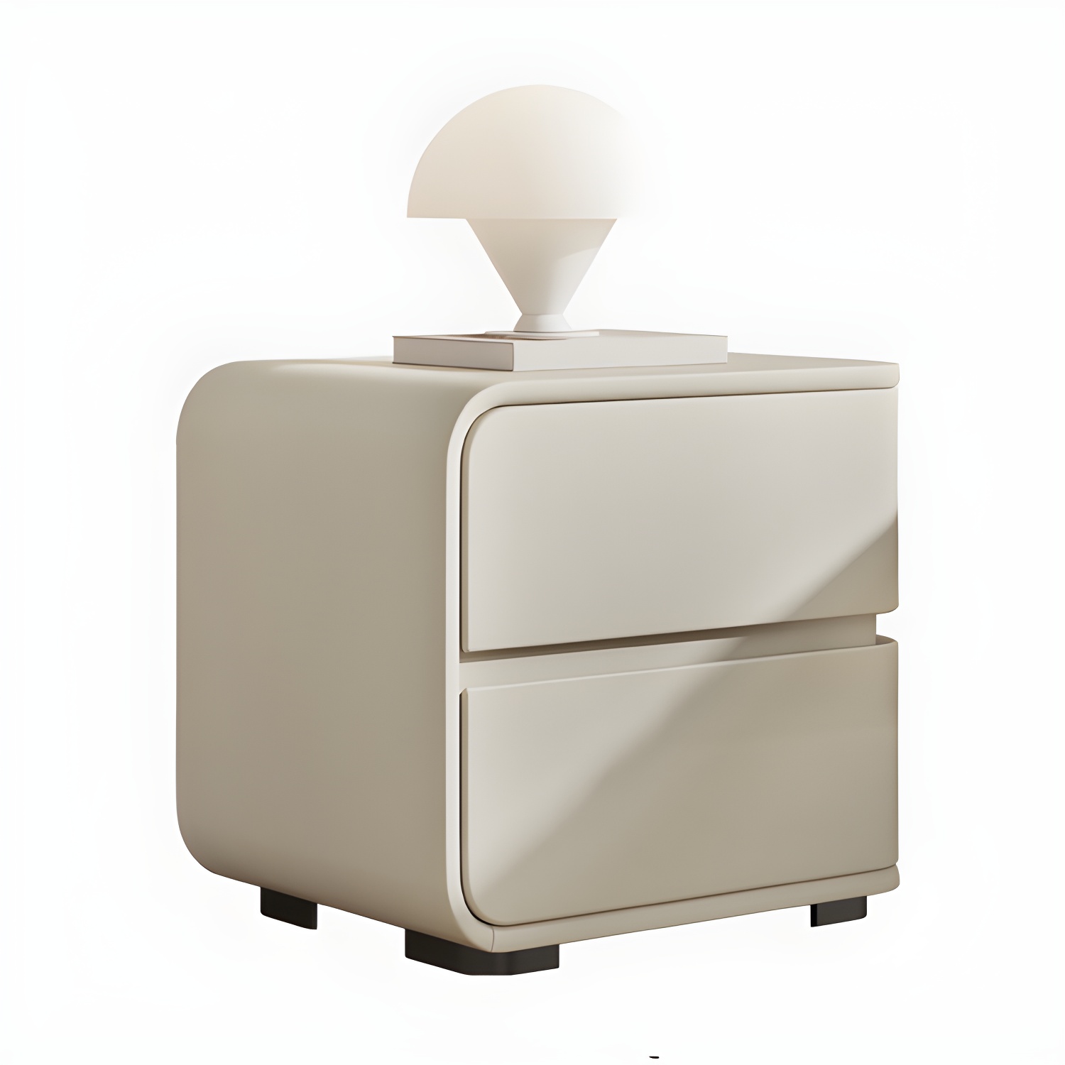 Scandinavian Pine Accent Table Nightstand Drawers Included with Legs - image 7