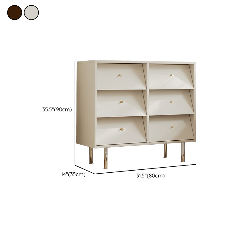 Casual Composite Wood Console Dresser with 6/9 Drawers in Vertical/Horizontal Orientation - image 22