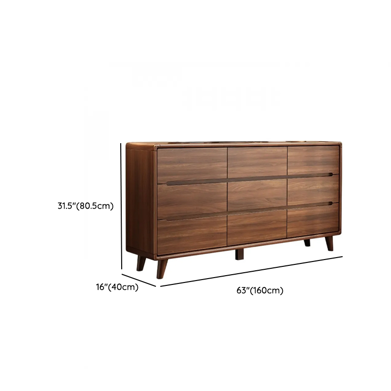 Simple Timber Console Dresser/Semainier/Bachelor Chest Horizontal/Vertical with 9 Drawers/6 Drawers/5 Drawers for Sleeping Quarters - image 23