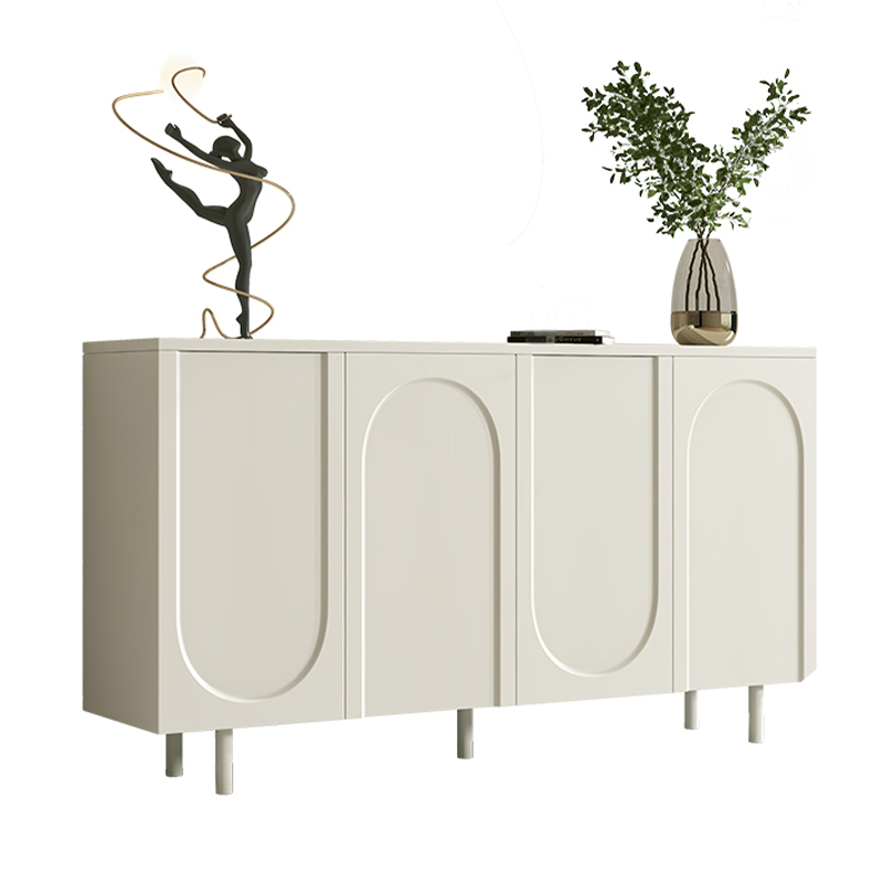 Modern Living Room Manufactured Wood Buffet Sideboard in White - image 5