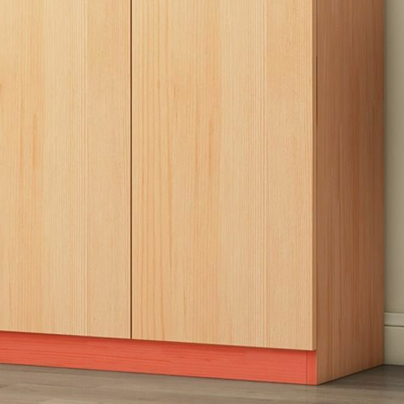 Freestanding Natural Wood Natural Wardrobe - image 10