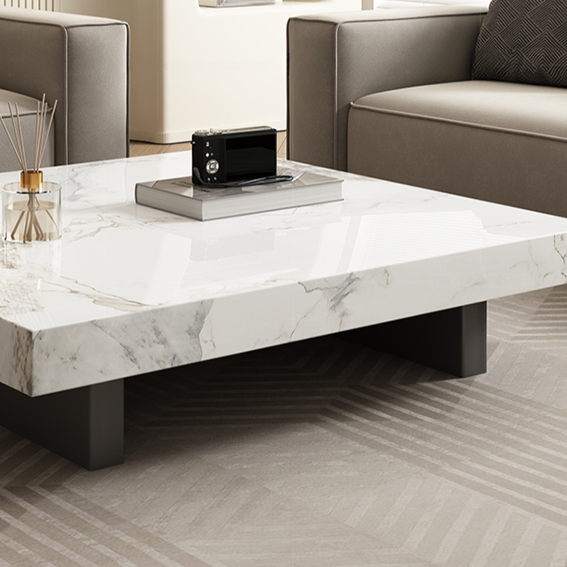Square Board Game Coffee Table with Sled Base Suitable for Living Room Use - image 14