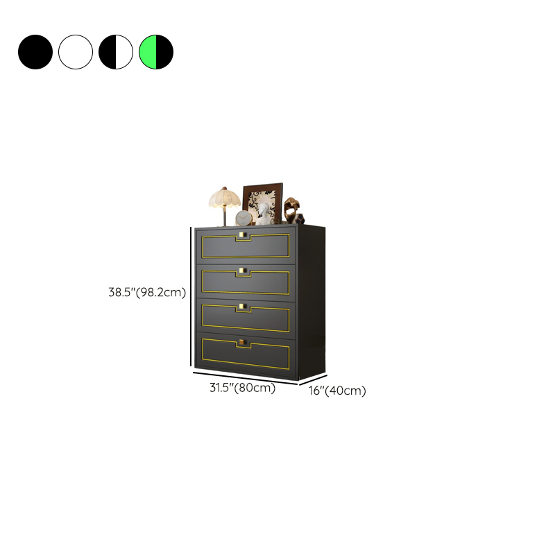Casual Steel Bachelor Chest/Console Dresser/Semainier with 6 Drawers/5 Drawers/4 Drawers in Vertical/Horizontal Orientation - image 14