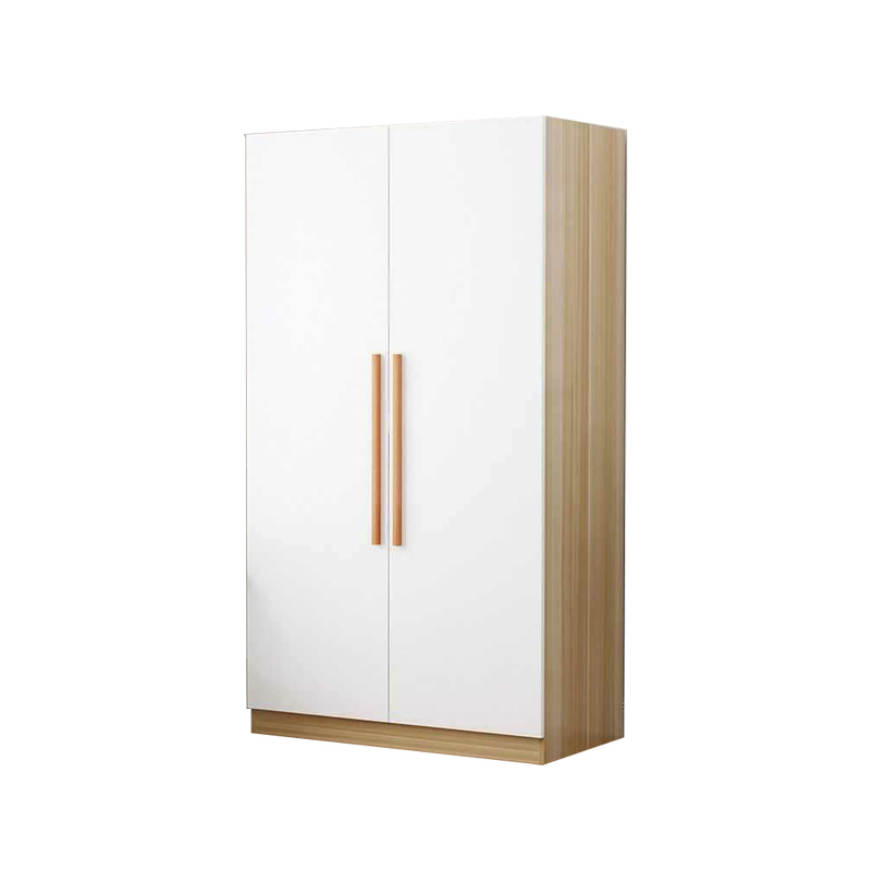 Modern Manufactured Wood Cabinet Armoire with Interior Shelves, Clothing Rod and Soft Close Door