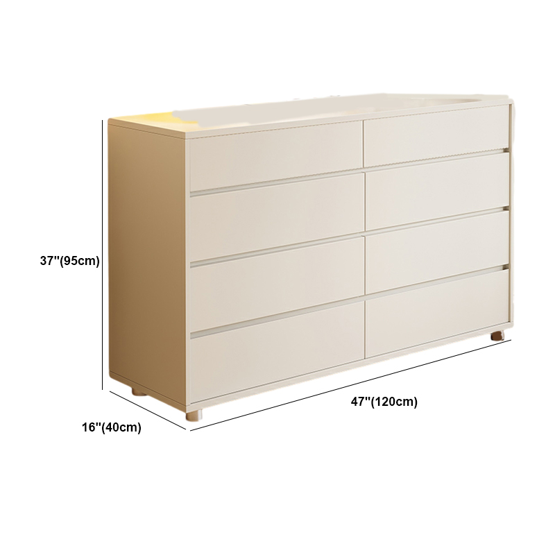 Modern White Wood Dressers with Soft-Close Drawers , Shelves Not Included - image 30
