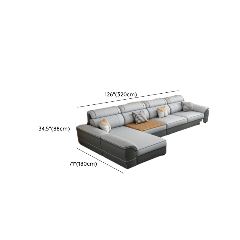 4 Pc L-Shape/Straight Left Hand Facing/Horizontal Sofa Recliner/Sofa Couch for 5 Person - image 16