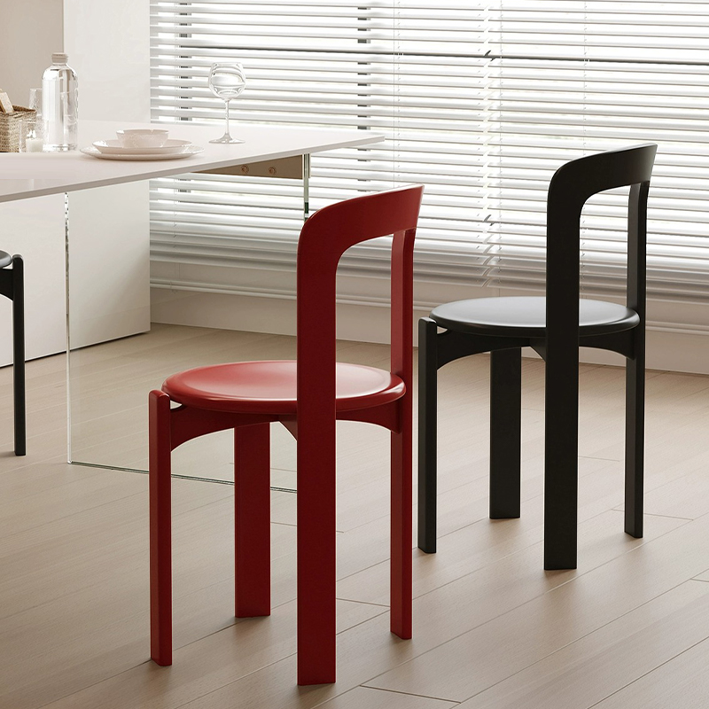 Modern Solid Wood Armless Dining Chair with Open Back for Kitchen & Dining - image 17