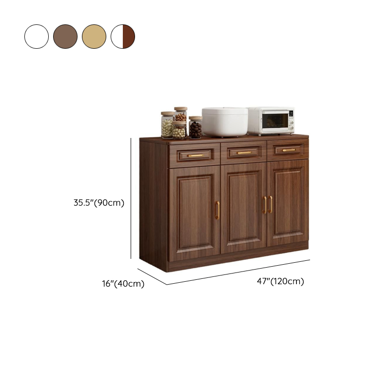 Modish Sideboard Composite Wood Standard/Narrow Kitchen Cupboards with 5 Drawers/4 Drawers/3 Drawers, 2 Shelves and 5 Doors/4 Doors/3 Doors - image 12
