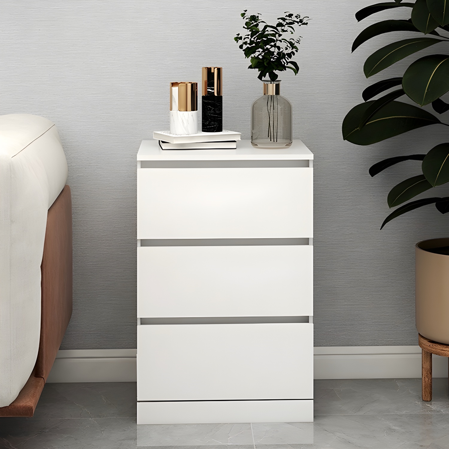 Contemporary Narrow Wood Dresser with Drawers for Living Room - image 5