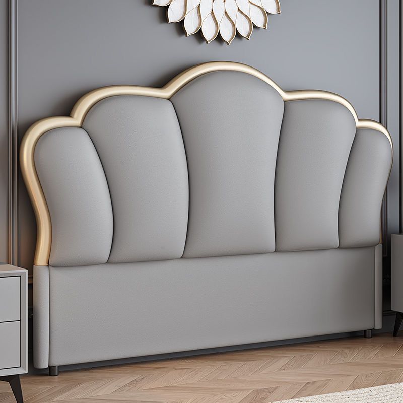 Modish Style Timber Panel Headboard for Queen/Full/Twin XL Bed with No Distressing, Sponge Upholstery Fill, Free-standing Standard Installation, and Standard Height - image 3