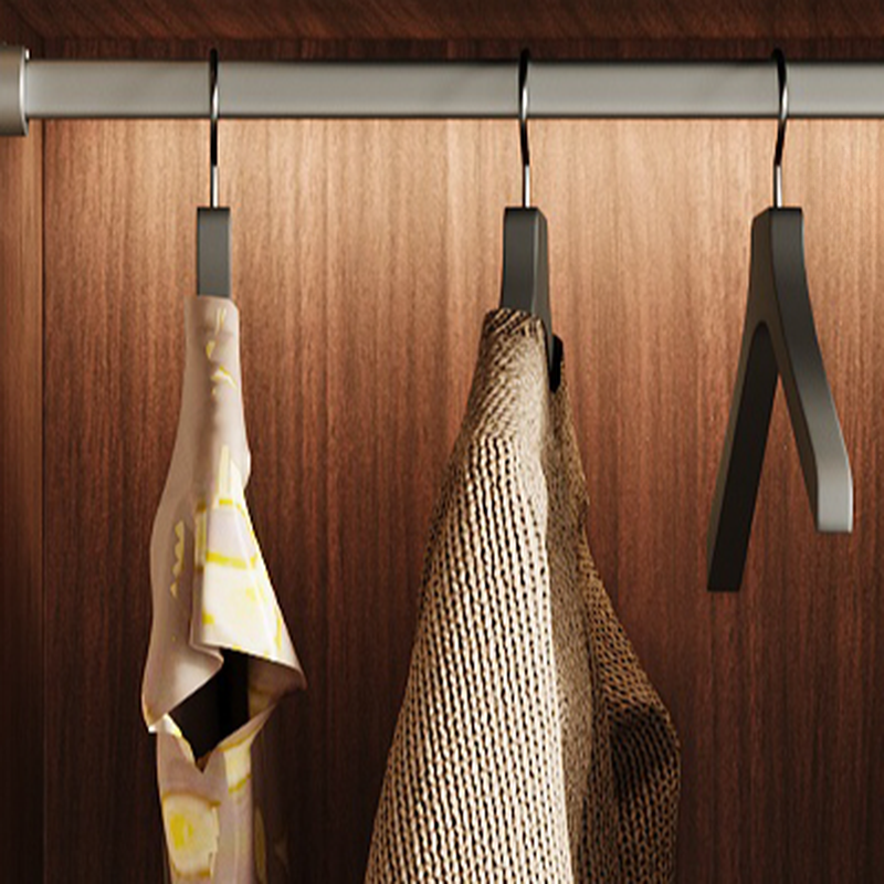 Cocoa Minimalist Natural Wood Wardrobe Closet with Compartments, Soft Close Door, Interior Shelves, and Clothing Rod - image 6