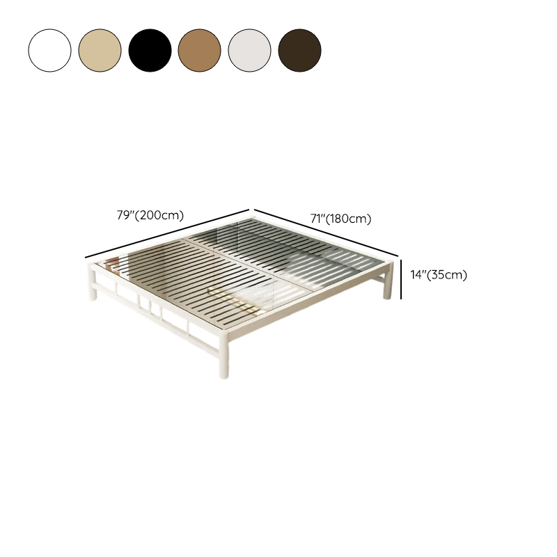 Solid Color Stainless Steel Platform Bed for Bedroom - image 16